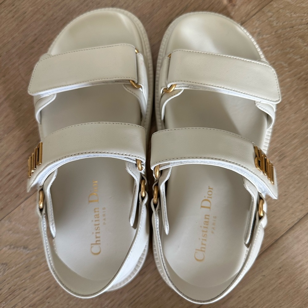 COPY - Dior DIORACT sandals in off white